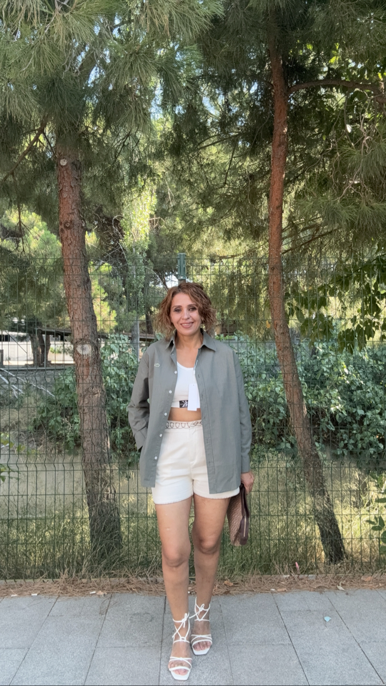 Lacoste Gömlek Haki ( Çağla yeşili) 