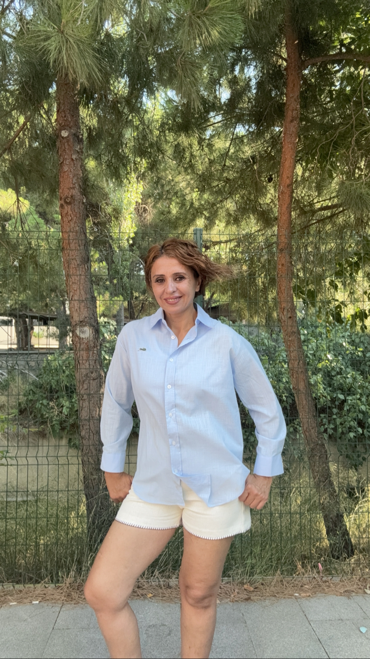 Lacoste Gömlek Bebe Mavi
