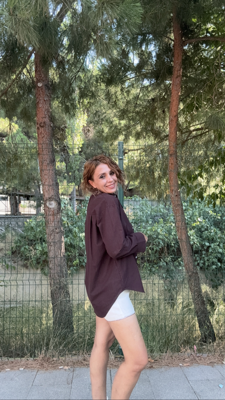 Lacoste Gömlek Acıkahve 