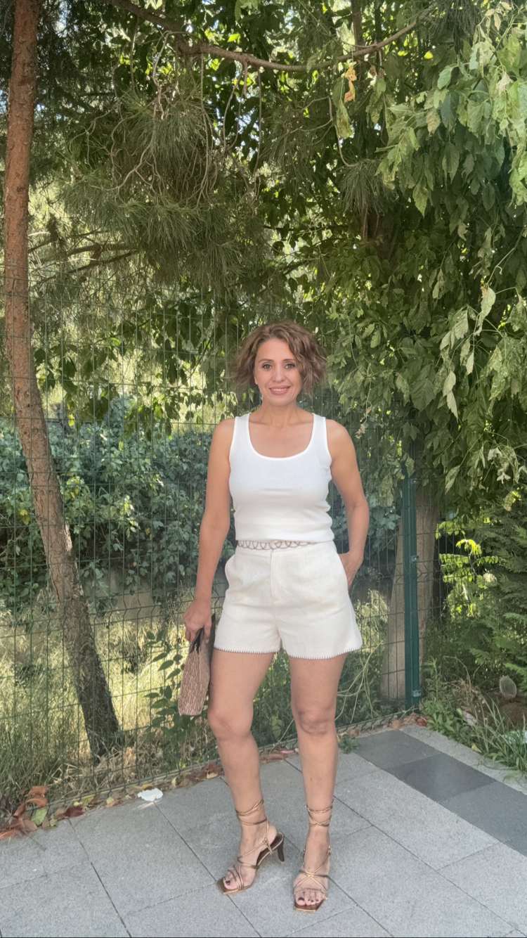 Her iki cepli Şort 
