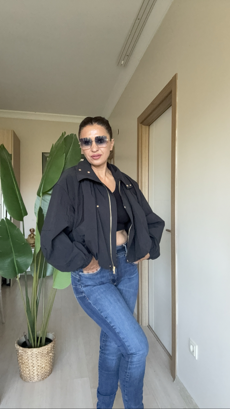 Bomber Ceket Siyah