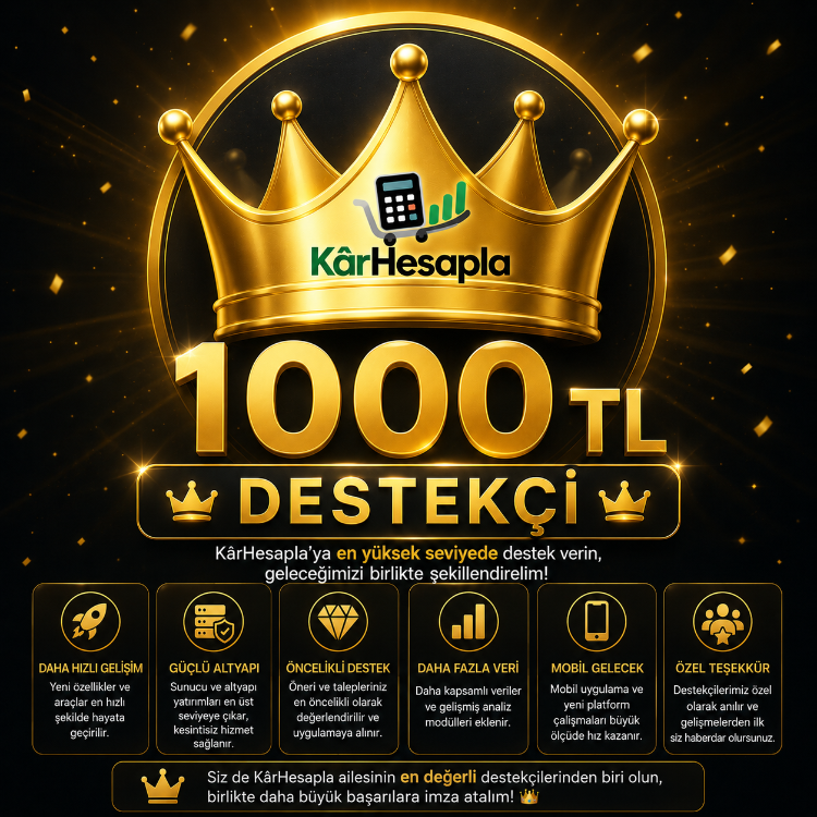 1.000 TL Premium Destek