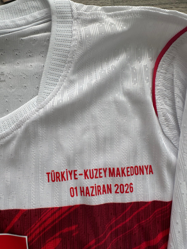 Türkiye Milli Takım 2026 Deplasman Profesyonel “Orkun Kökçü” Makedonya Hatıra Forması 