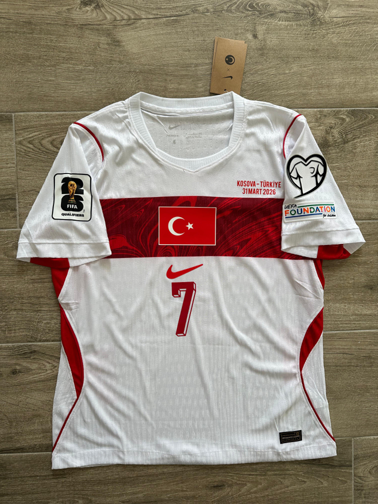 Türkiye Milli Takım 2026 Deplasman Profesyonel “Kerem Aktürkoğlu” Kosova Hatıra Forması 