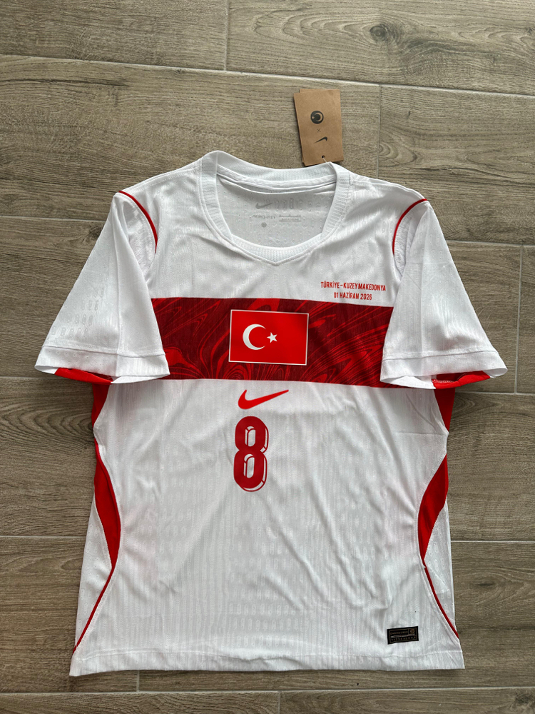 Türkiye Milli Takım 2026 Deplasman Profesyonel “Arda Güler” Makedonya Hatıra Maç Forması 