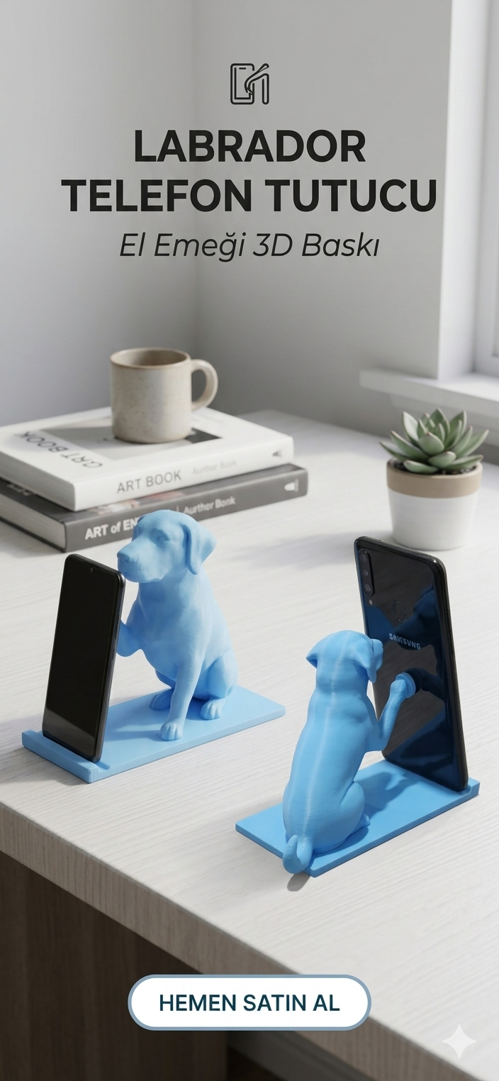 LABRADOR TELEFON TUTUCU Sadık Dostunuz Artık Masanızda! 