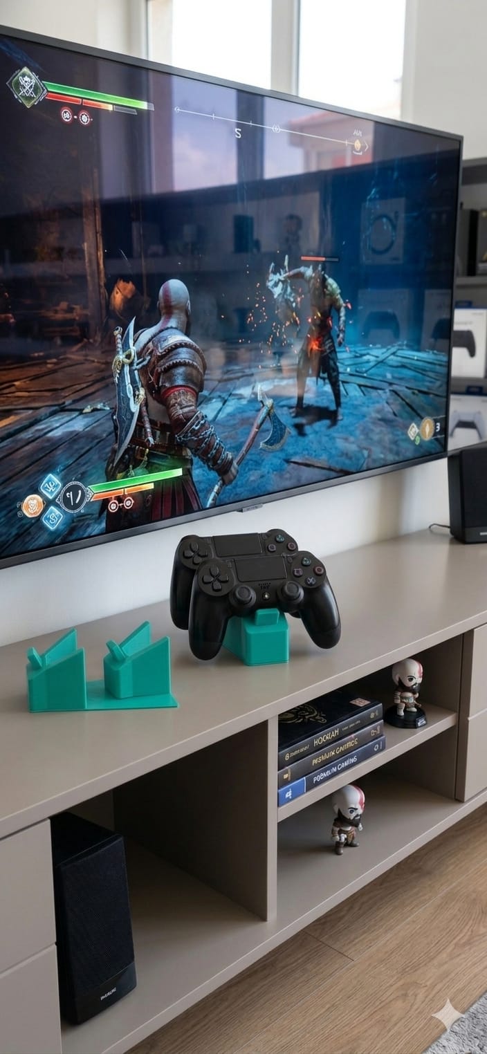 PS4 kumanda standı. İkili kapasitesiyle oyun köşenizin vazgeçilmezi olacak.
