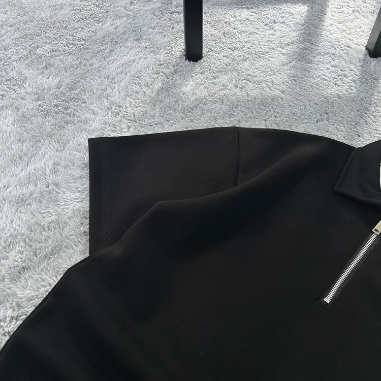 Zara Yarım Fermuarlı High Premium Oversize Polo Yaka T-Shirt