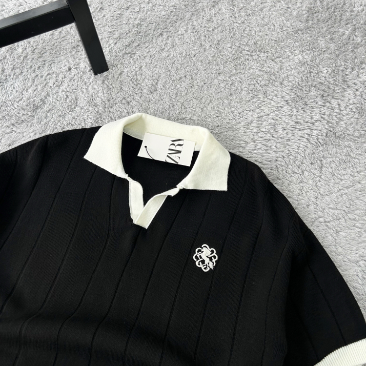 Zara Classic Triko Polo Yaka  T-Shirt