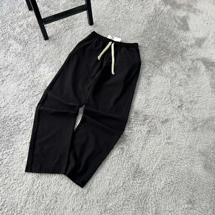 Zara Ham Keten Baggy Pantolon | Siyah