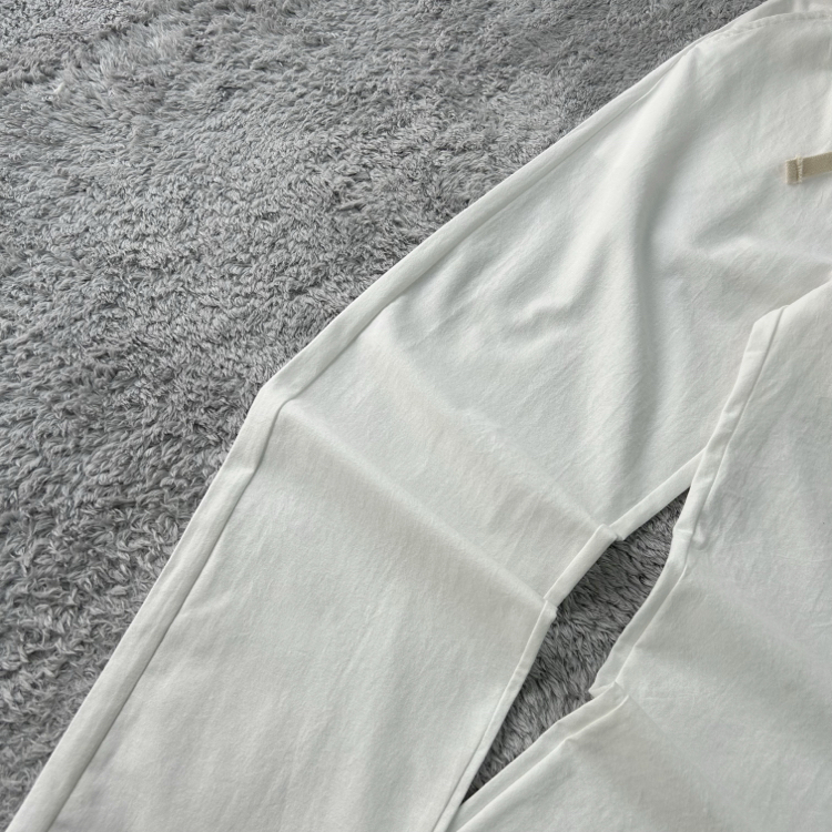 Zara Ham Keten Baggy Pantolon | Beyaz