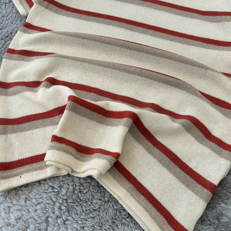 Zara Çizgili Basic Triko T-Shirt