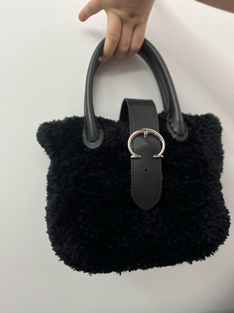 Kışlık peluş çanta
