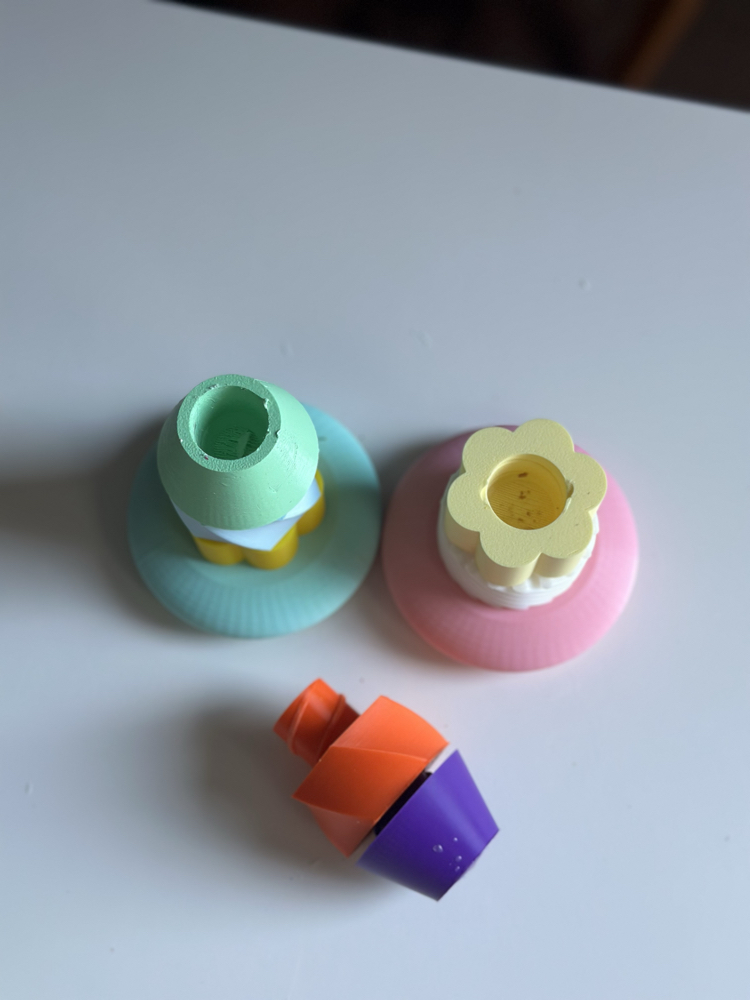 Pastel Şamdan (2 adet)