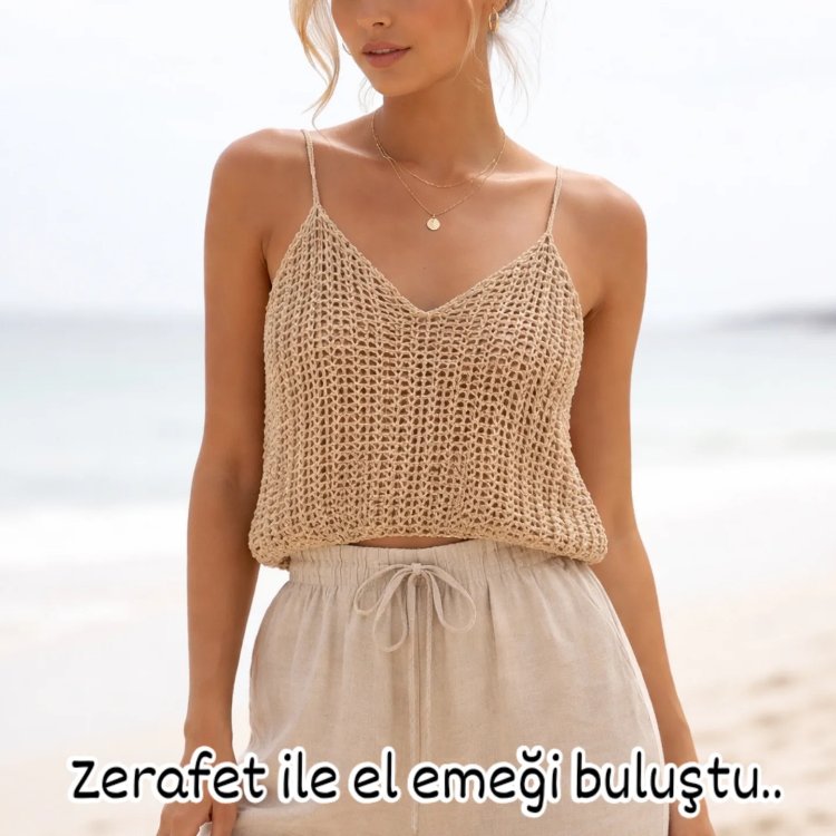 PULLU ASKILI BLÜZ&BANDANA