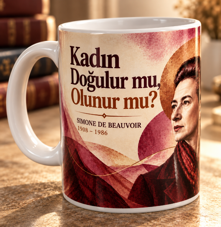 FELSEFİ DÜŞÜNÜR TASARIM KUPA