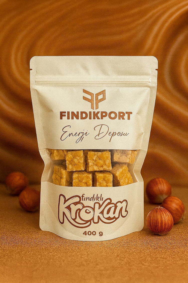 FINDIKPORT Fındıklı Krokan – Enerji Deposu (400 g)