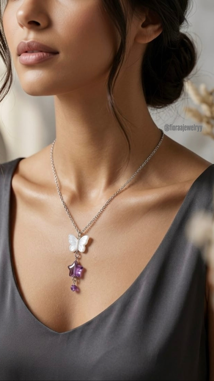 Aura Butterfly Kolye