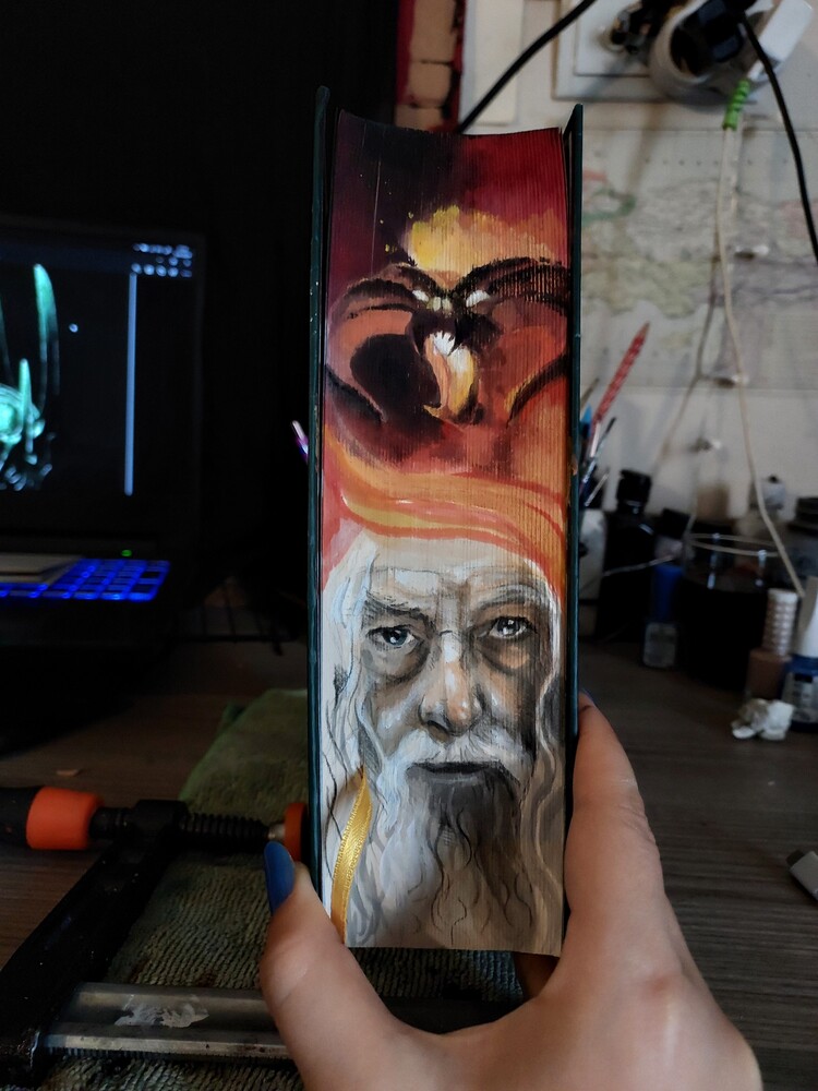 sauron,galadriel,balrog vs gandalf