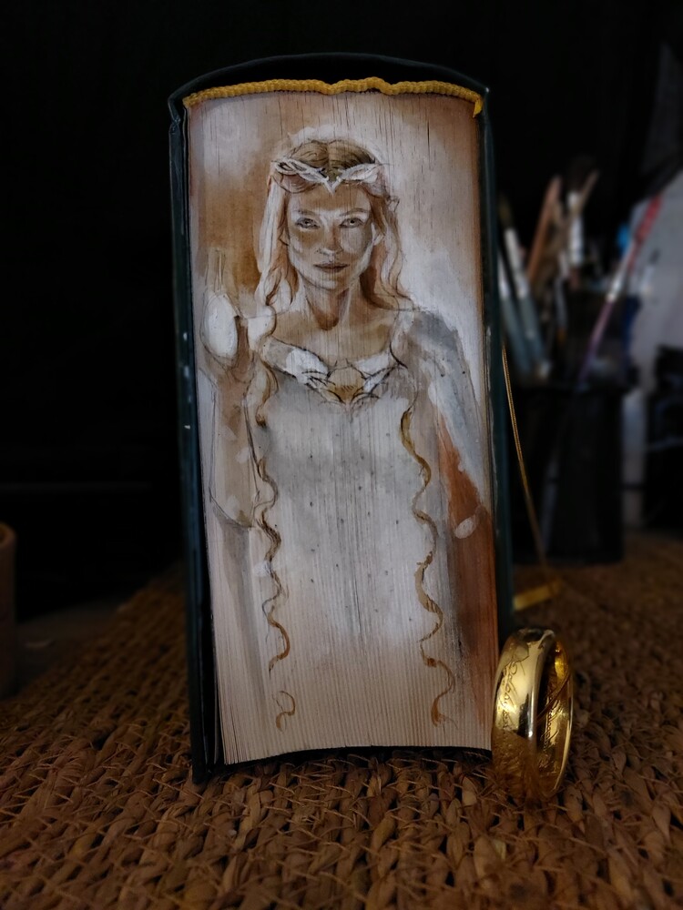 sauron,galadriel,balrog vs gandalf