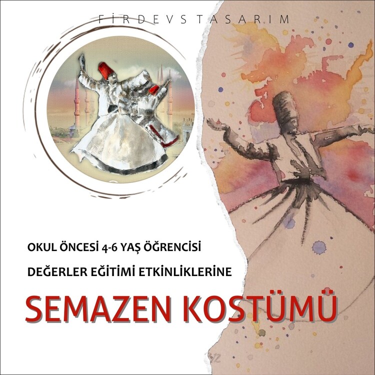 Semazen Kostümü (4-6 Yaş)