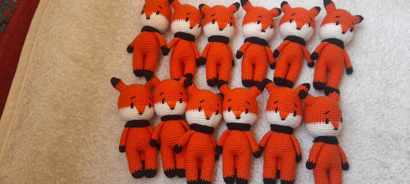 tilki amigurumi oyuncak
