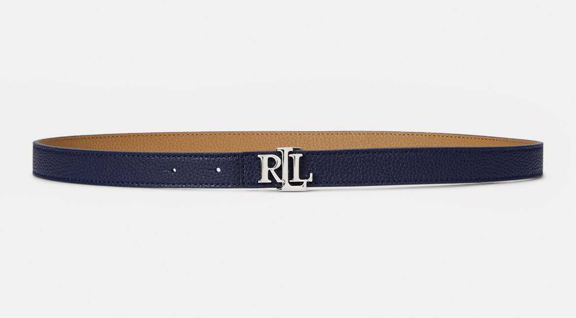RLL ÇİFT TARAFLI KEMER - NAVY/CAMEL