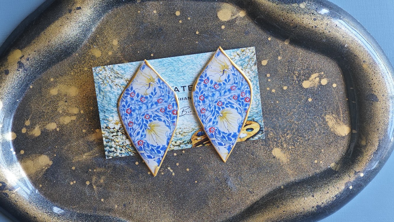 Morris Floral Markiz Küpe