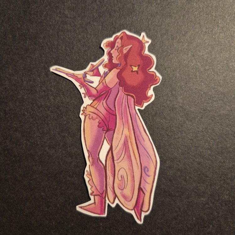 Pink Fairy (Sticker)