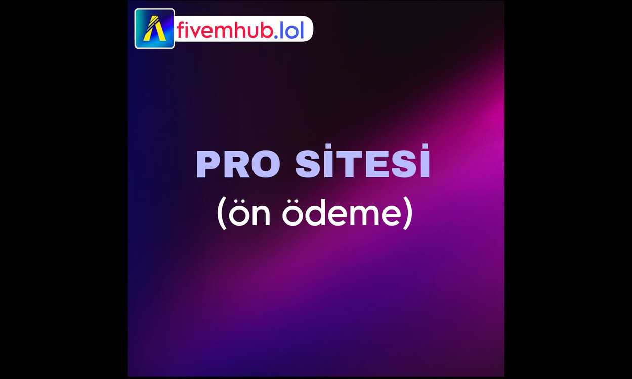 PRO Sitesi (ön ödeme)