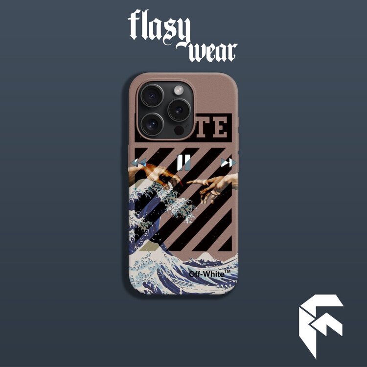 OFF WHITE WAVE EDITION CASE