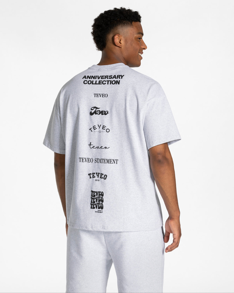 FIVE YRS TOGETHER OVERSIZED TSHIRT