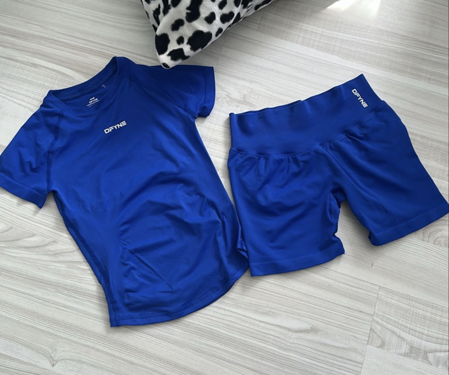 AMSTERDAM BLUE TSHIRT & SHORT ( logo hatalı ) TAKIM