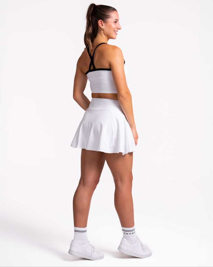 TENNIS V SHAPE ŞORTLU ETEK OFF WHITE
