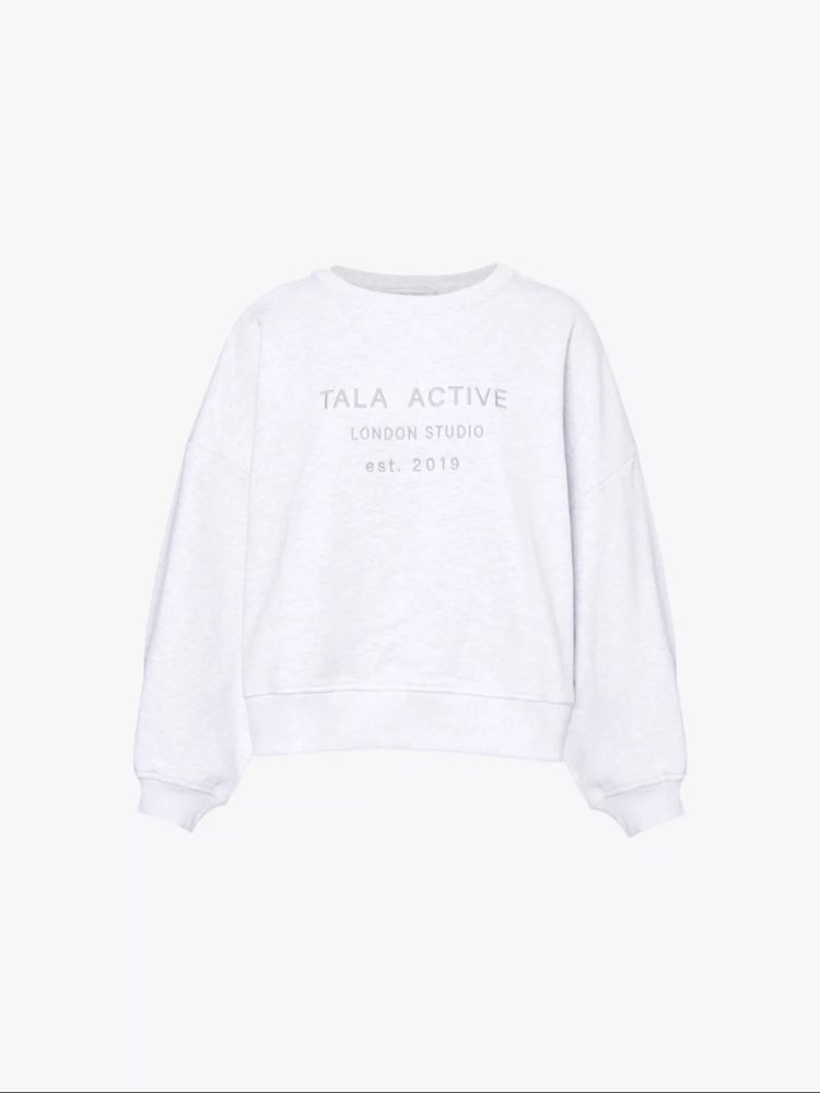 LIGHT GREY TLA SWEATSHIRT BAGGY