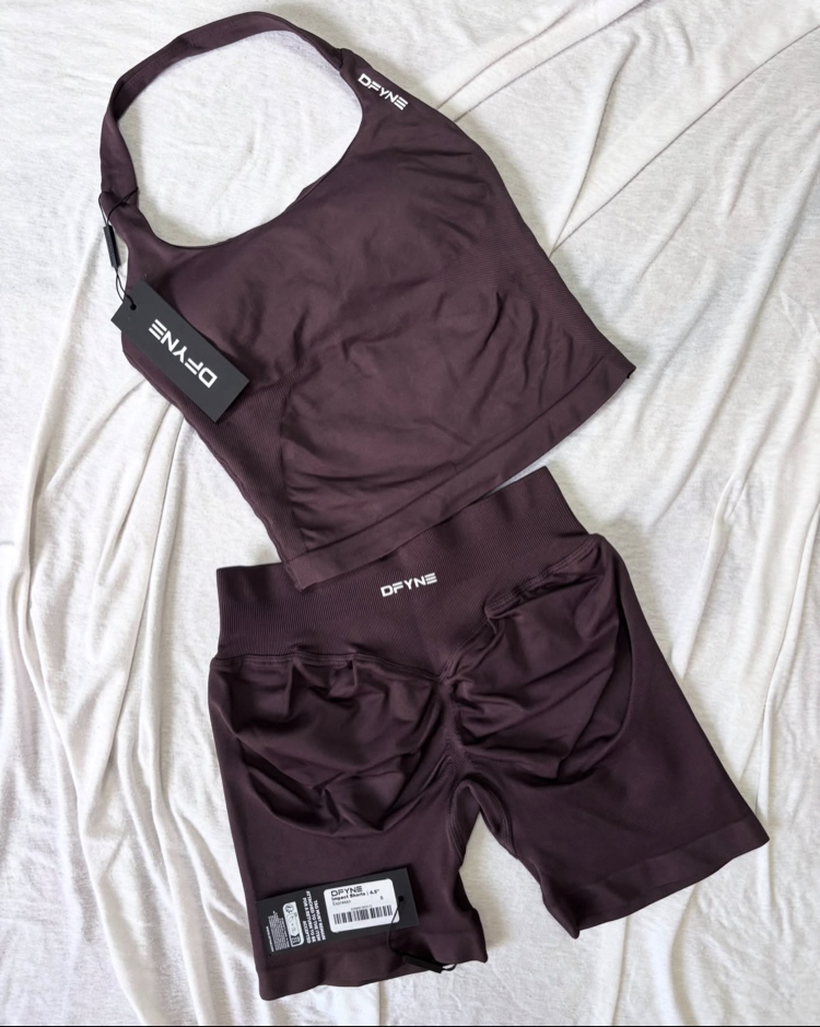 ESPRESSO HALTER TOP & SHORTZ TAKIM
