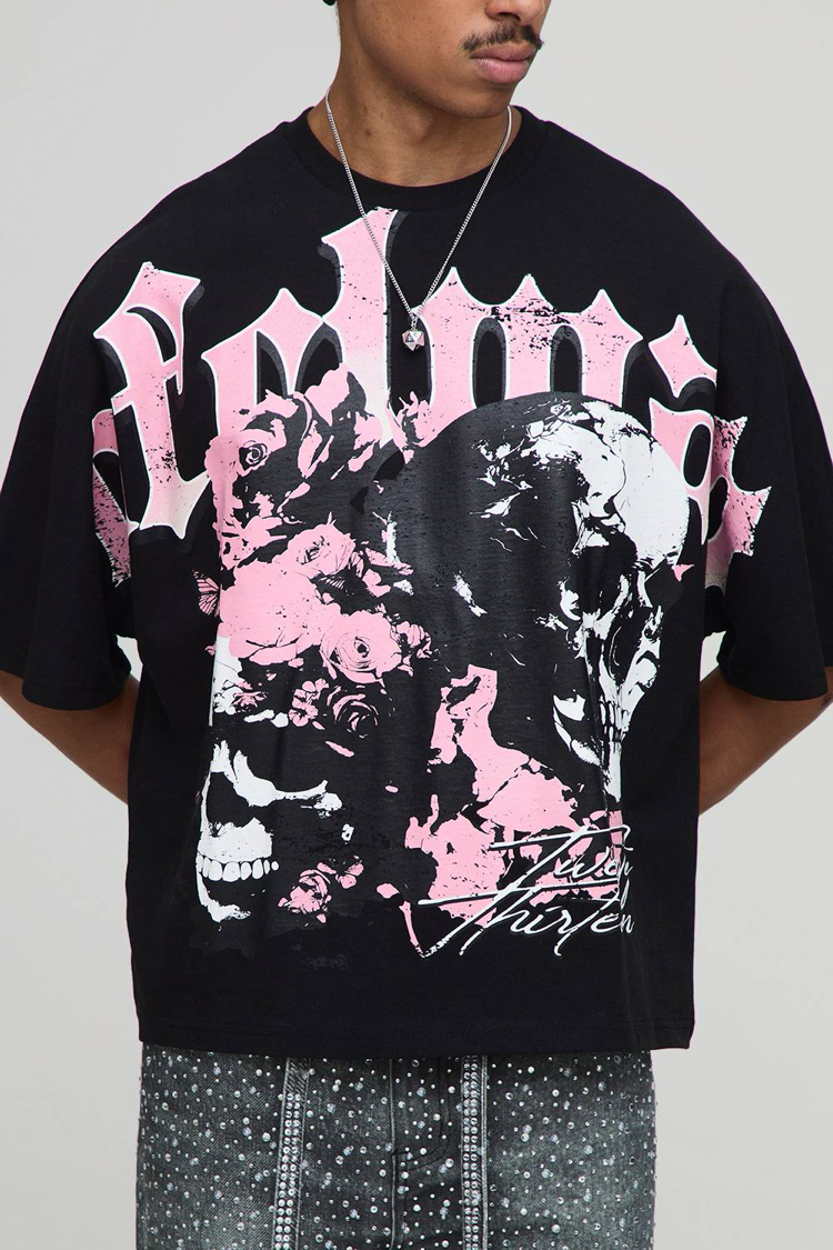 BOHOO BOXY UNISEX OVERSIZED TSHIRT