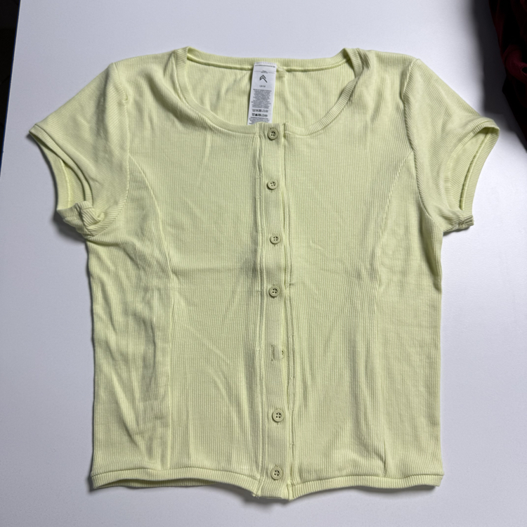 MINIK HATALI BUTTER YELLOW CARDIGAN ONER ACTIVE