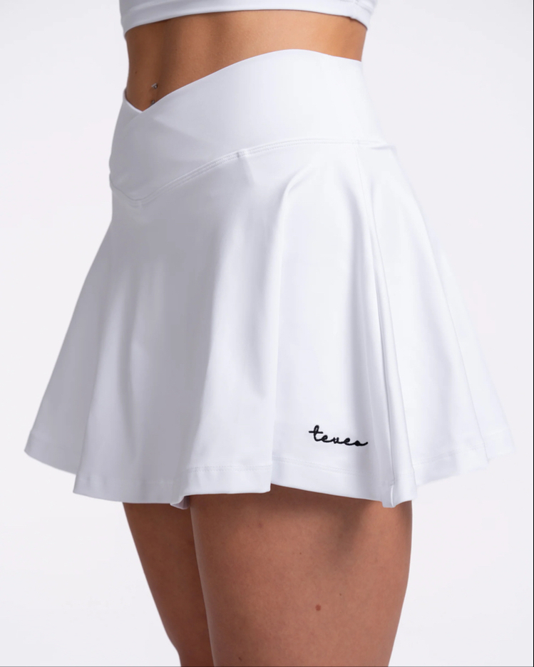 TENNIS V SHAPE ŞORTLU ETEK OFF WHITE