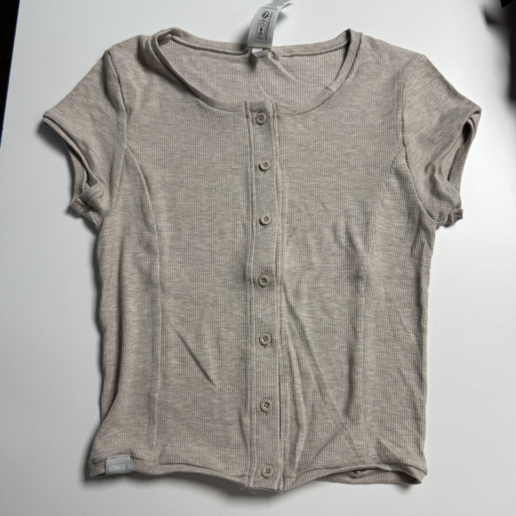 MINIK HATALI CARDIGAN OAT MARL ONER ACTIVE