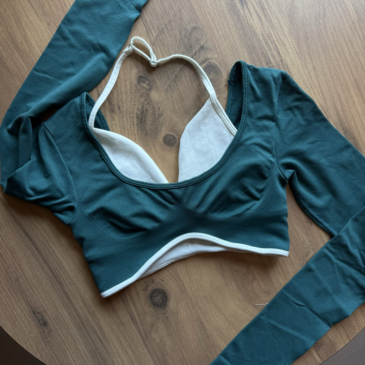 PETROL LONGSLEEVE ( göğüs pedli)