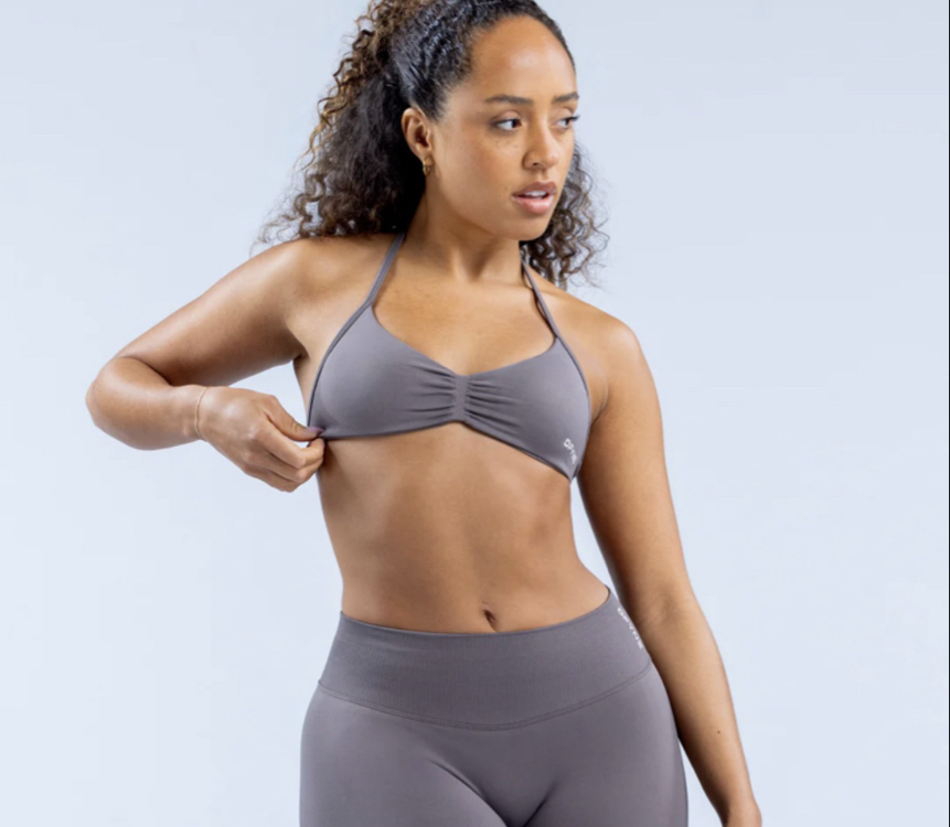 ‘LOGOSUZ’ TRUFFLE STRAPPY BRA