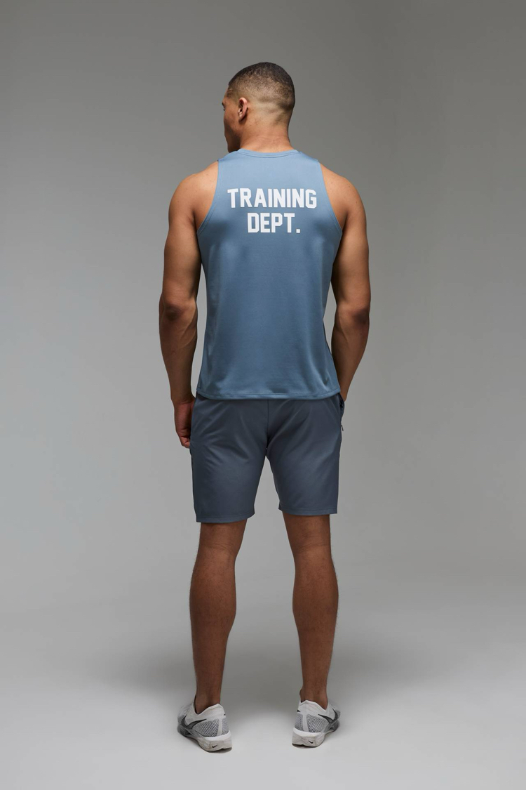 TRAINING DEPT. FITTED VEST BLUE