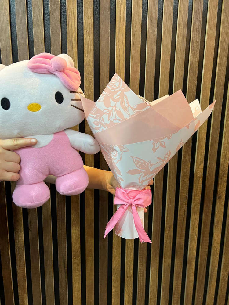15’li pembe Hello Kitty buket