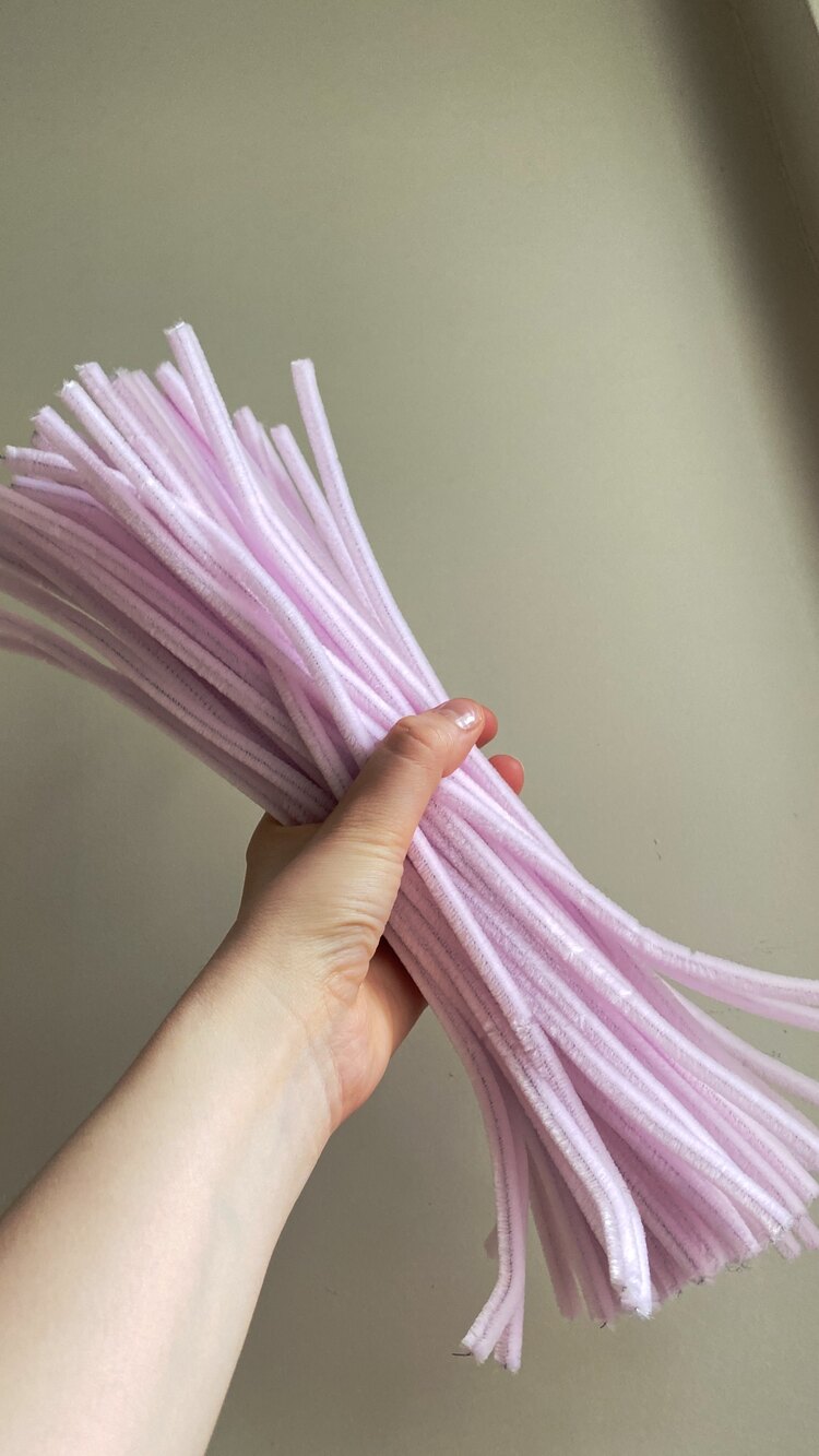 20 ADET AÇIK PEMBE ŞÖNİL