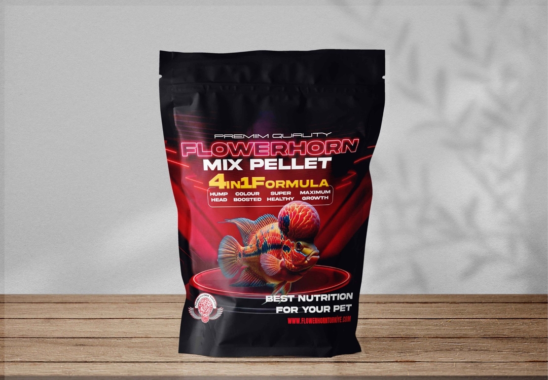 FLOWERHORN MİX FİSH FOOD 200gr.