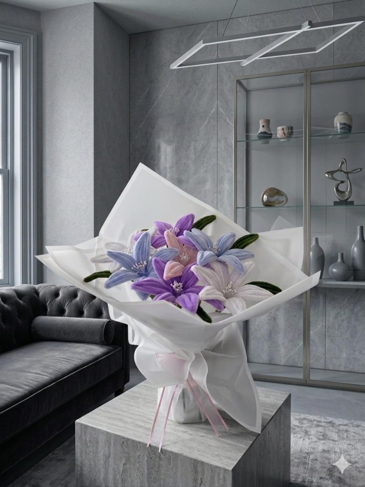 7 li Lilyum Buket