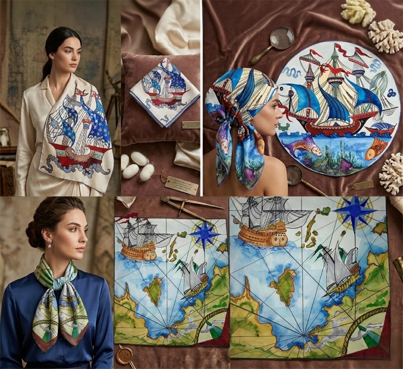 Denizcilik Temalı 3’lü Minyatür Sanat Seti