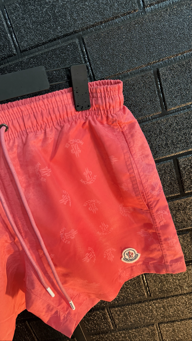 MONCLER PEMBE DENİZ ŞORTU