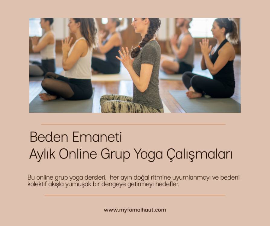 Beden Emaneti I Aylık Online Grup Yoga Çalışmaları(4 Ders)